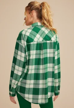 Maurices Plaid & Button Down Shirts-Game Day Plaid Button Down Shirt