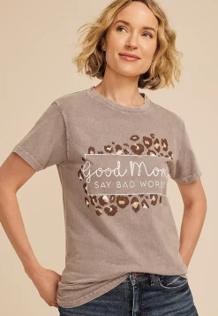 Maurices Tees|Graphics-Good Moms Say Bad Words Relaxed Fit Graphic Tee