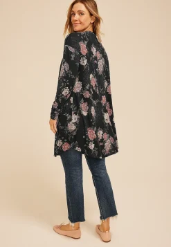 Maurices Sweaters Cardigans & Kimonos-Hacci Printed Cardigan