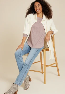 Maurices Tees-Haven Waffle Tunic Top