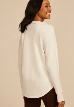 Maurices Jackets-Heathered French Terry Snap Button Cardigan