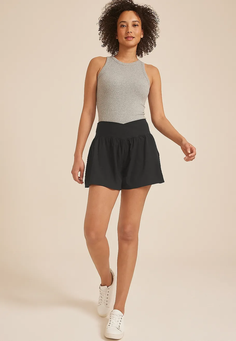 Maurices Shorts-High Rise Crossover 4in Short