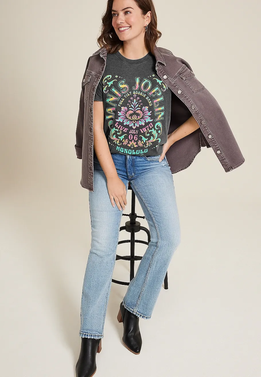 Maurices Tees|Graphics-Janis Joplin Relaxed Fit Graphic Tee
