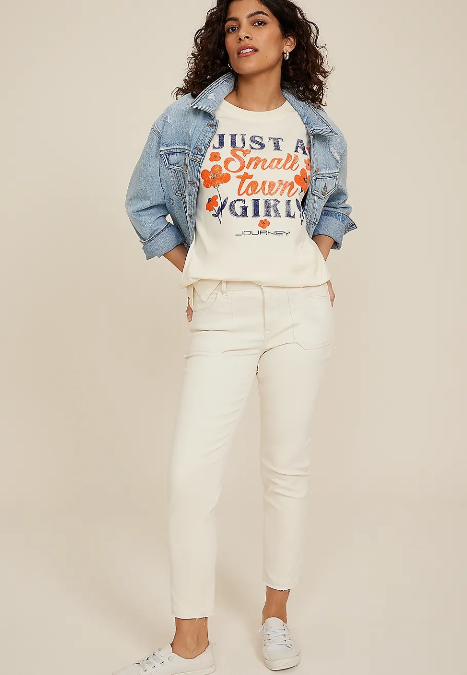 Maurices Tees|Graphics-Just A Small Town Girl Oversized Fit Graphic Tee