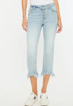 Maurices Crops & Capris|Crops & Capris-KanCan™ High Rise Button Fly Straight Cropped Jean