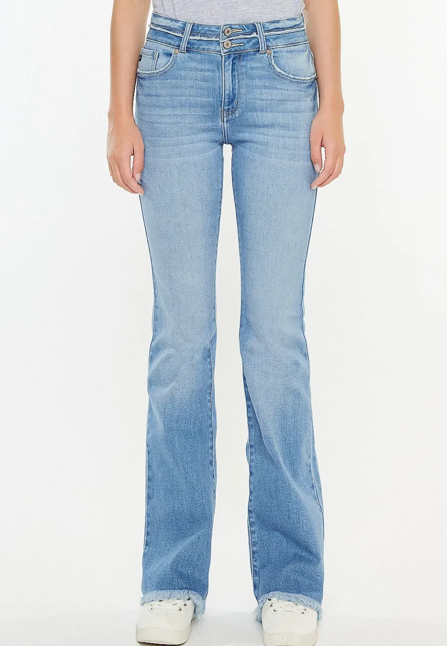 Maurices Bootcut Jeans|Curvy Fit-KanCan™ High Rise Curvy Double Button Bootcut Jean
