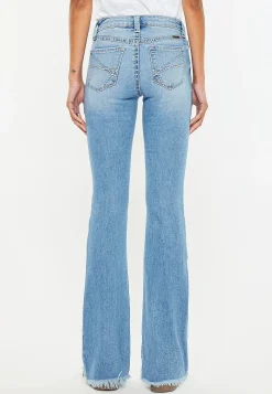 Maurices Bootcut Jeans|Bootcut Jeans-KanCan™ Mid Rise Frayed Hem Bootcut Jean