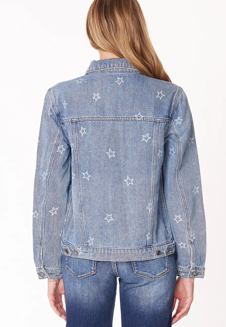 Maurices Jackets-KanCan™ Star Denim Trucker Jacket