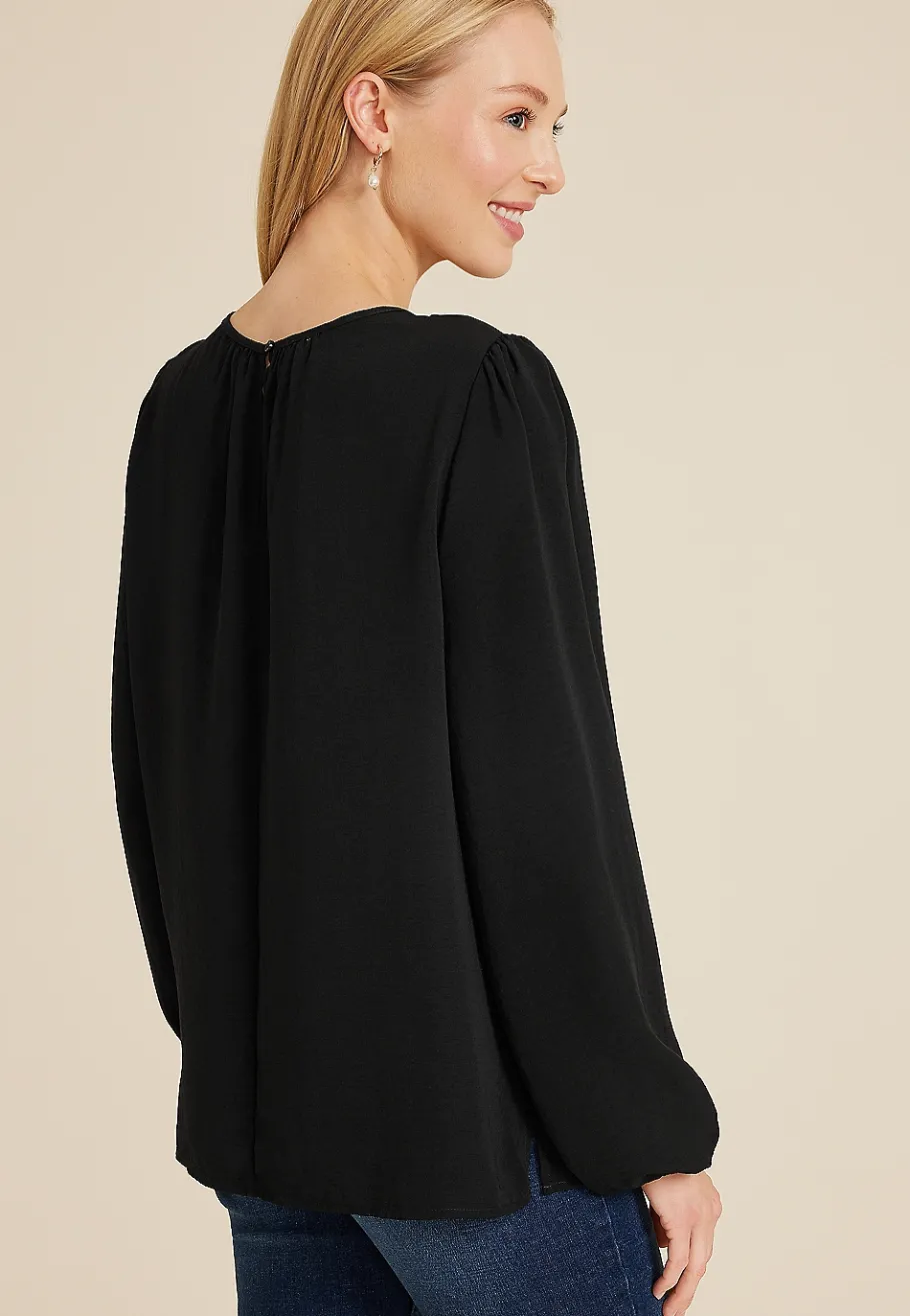 Maurices Shirts & Blouses-Leighton Long Sleeve Blouse