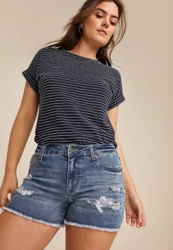 Maurices Shorts|Jean Shorts-m jeans by ™ Americana Pocket Mid Rise 3.5in Short