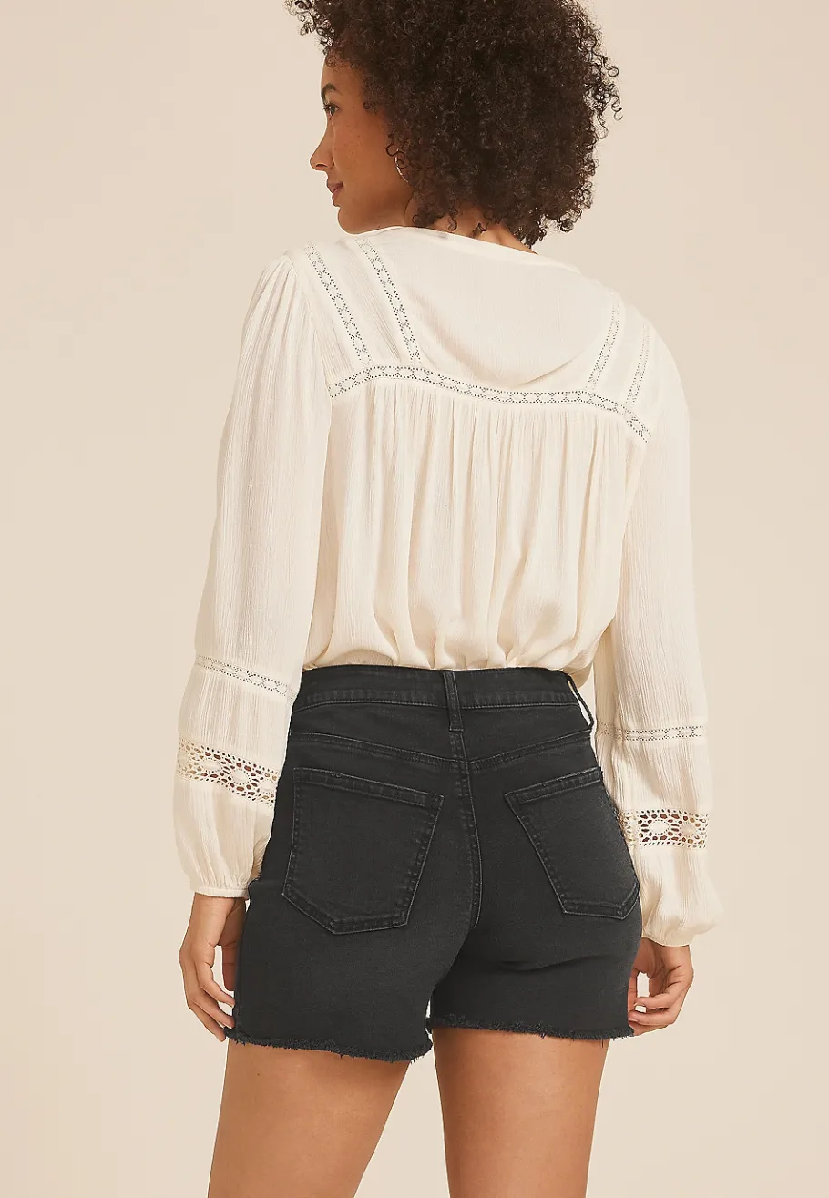 Maurices Shorts|Jean Shorts-m jeans by ™ High Rise Ripped 5in Short