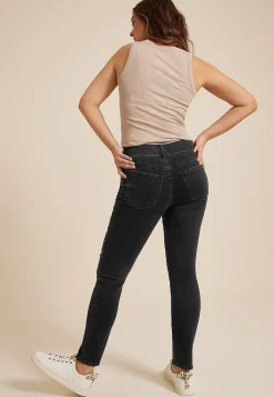 Maurices Jeggings & Skinny Jeans|Ankle Jeans-m jeans by ™ High Rise Ripped Double Button Ankle Jegging