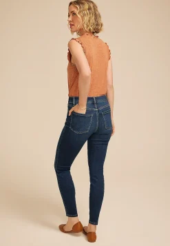 Maurices Jeggings & Skinny Jeans|Jeggings & Skinny Jeans-m jeans by ™ Dark High Rise Side Seam Jegging