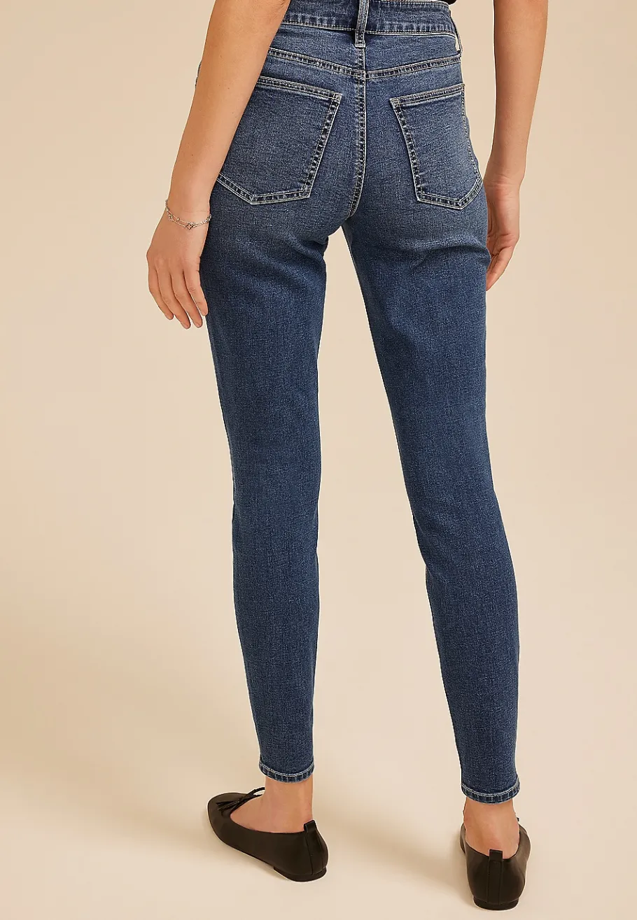 Maurices Jeggings & Skinny Jeans|Jeggings & Skinny Jeans-m jeans by ™ Dark Mid Rise Jegging