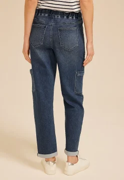 Maurices Ankle Jeans|Ankle Jeans-m jeans by ™ Dark Soft Knit High Rise Ankle Jogger