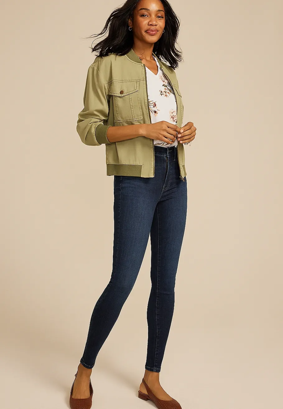Maurices Jeggings & Skinny Jeans|Jeggings & Skinny Jeans-m jeans by ™ Dark Sculpt High Rise Skinny Jean