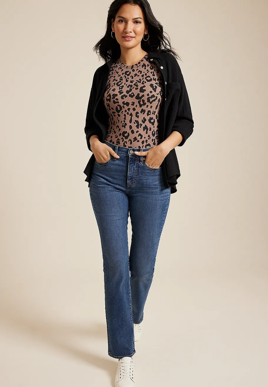 Maurices Straight Jeans|Straight Jeans-m jeans by ™ High Rise Sculpt Straight Jean