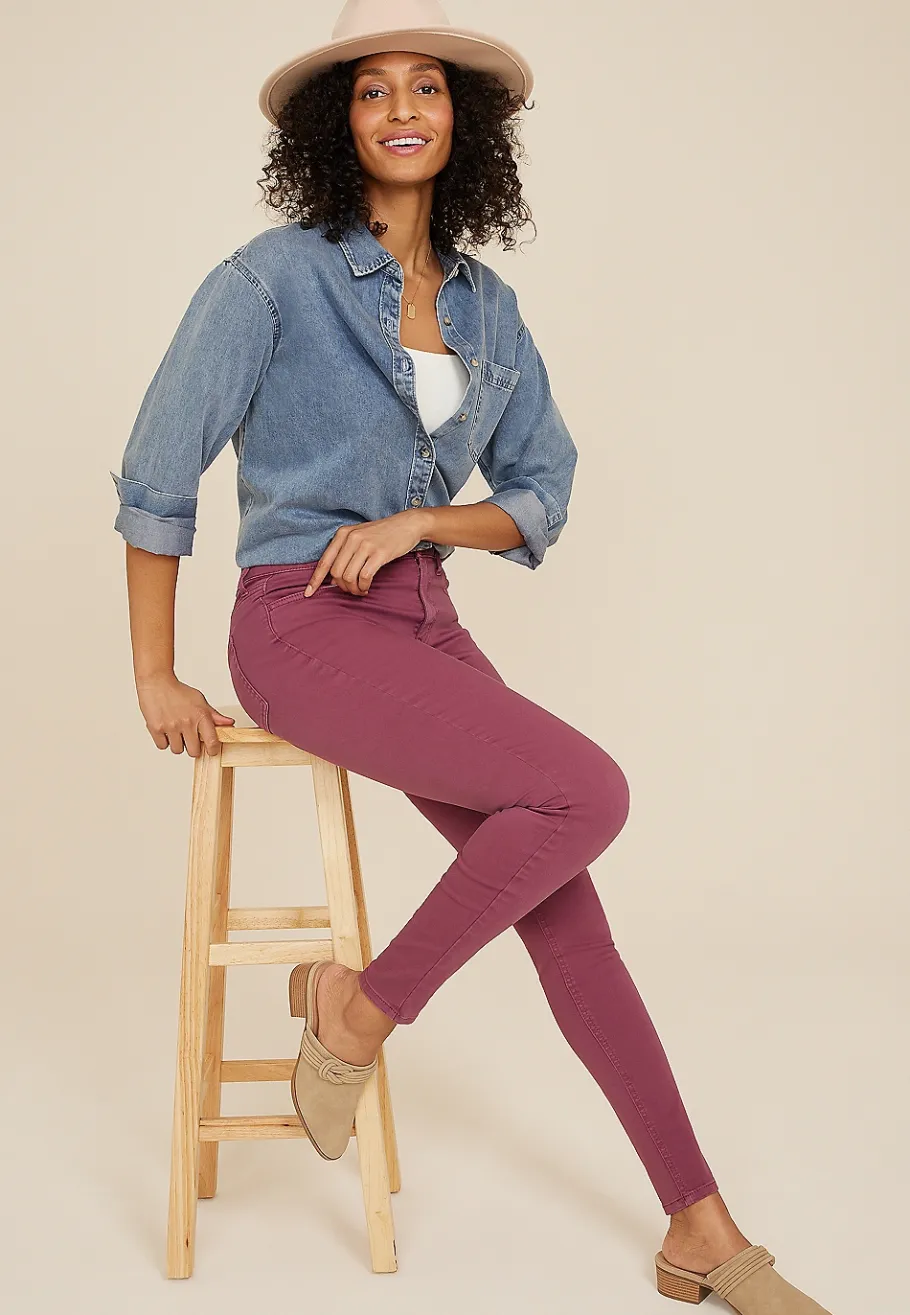 Maurices Jeggings & Skinny Jeans|Jeggings & Skinny Jeans-m jeans by ™ High Rise Color Jegging