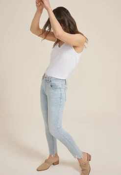Maurices Jeggings & Skinny Jeans|Ankle Jeans-m jeans by ™ Light High Rise Ripped Hem Ankle Jegging
