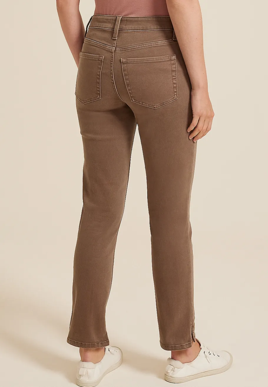 Maurices Straight Jeans|Ankle Jeans-m jeans by ™ Mid Rise Color Slim Straight Ankle Jean