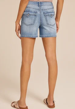 Maurices Shorts|Jean Shorts-m jeans by ™ Mid Rise Flap Pocket 5in Short