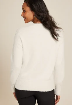 Maurices Sweaters Cardigans & Kimonos-Metallic Pullover Sweater