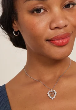 Maurices Necklaces-Mom Heart Shaped Pearl Pendant Necklace