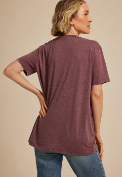 Maurices Tees|Graphics-MTV Animal Print Oversized Fit Graphic Tee
