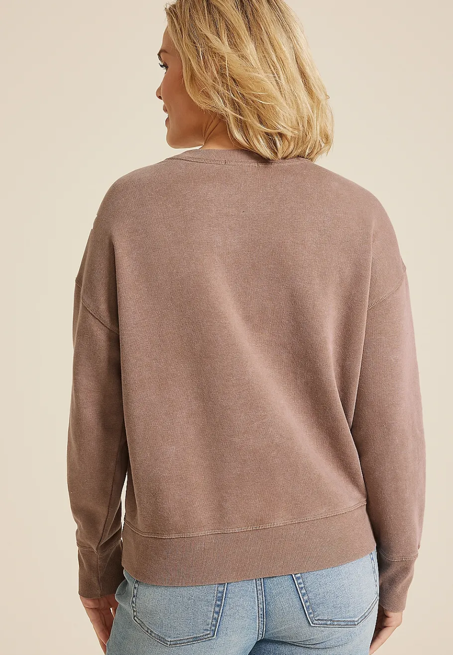 Maurices Sweatshirts|Graphics-Nashville Tennessee Chenille Boot Relaxed Fit Sweatshirt