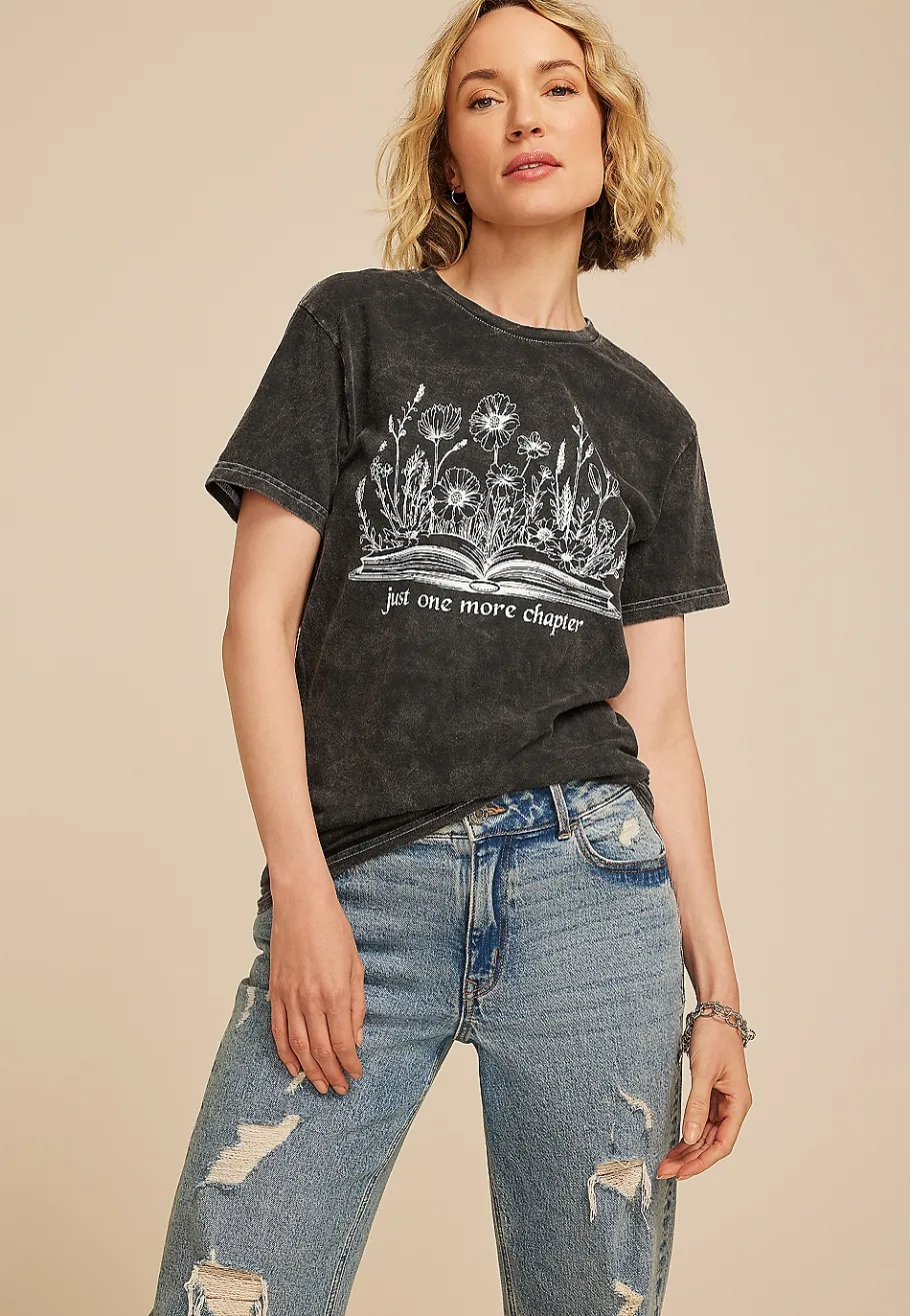 Maurices Tees|Graphics-One More Chapter Relaxed Fit Graphic Tee