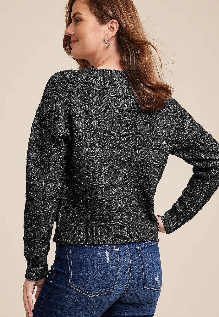 Maurices Sweaters Cardigans & Kimonos-Open Stitch Sweater