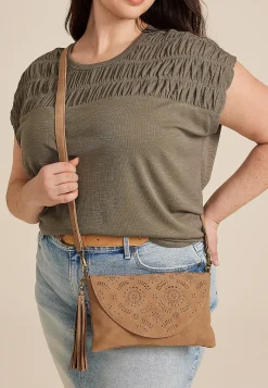 Maurices Bags-Perforated Crossbody Bag