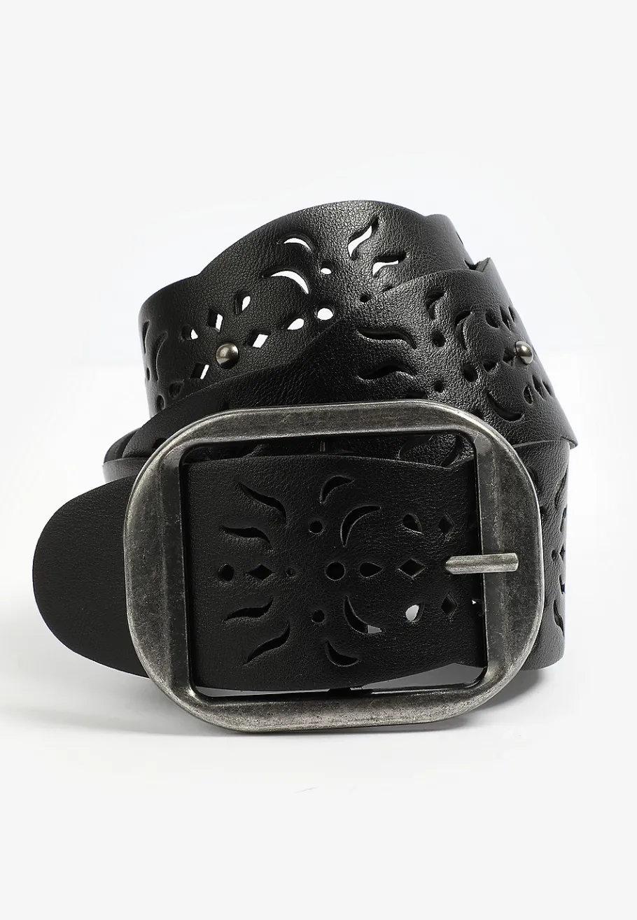 Maurices Belts-Plus Size Perforated Wide Belt
