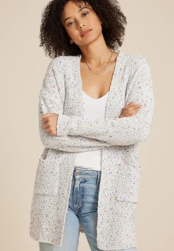 Maurices Sweaters Cardigans & Kimonos-Pom Pom Pocket Cardigan
