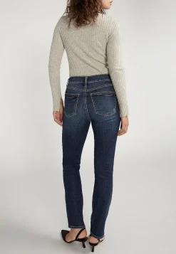 Maurices Straight Jeans|Curvy Fit-Silver Jeans Co.® Avery Curvy High Rise Luxe Stretch Straight Jean