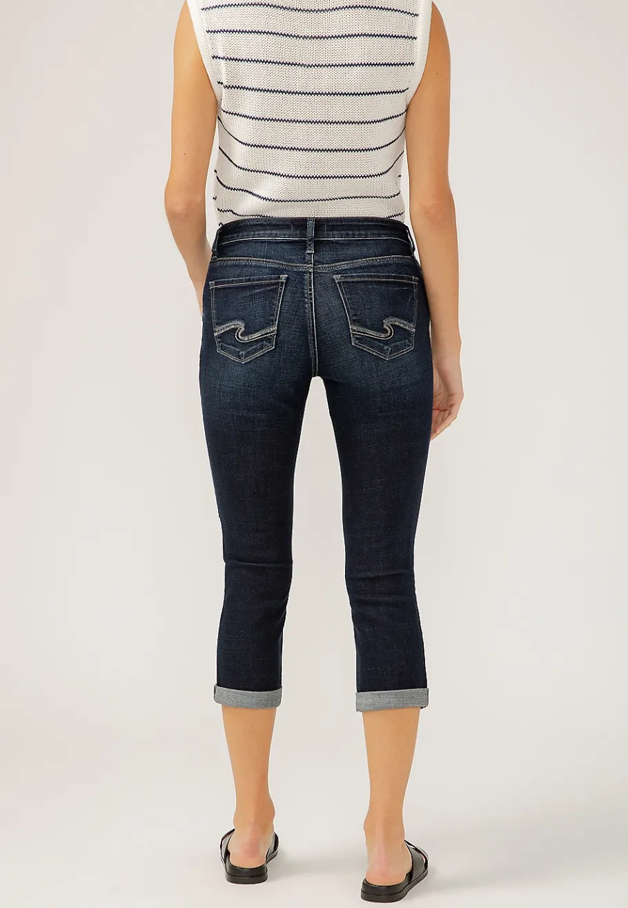 Maurices Crops & Capris|Crops & Capris-Silver Jeans Co.® Elyse Mid Rise Luxe Stretch Rolled Hem Capri