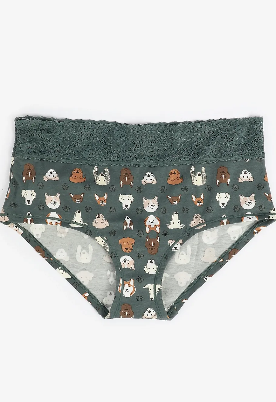 Maurices Panties|Panties-Simply Comfy Cotton Dog Print Boybrief Panty