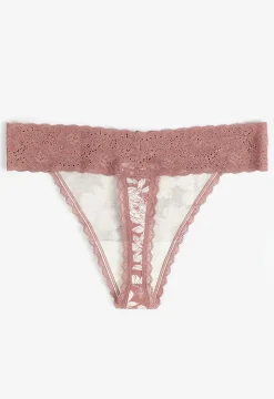 Maurices Panties|Panties-Simply Comfy Cotton Floral Thong Panty