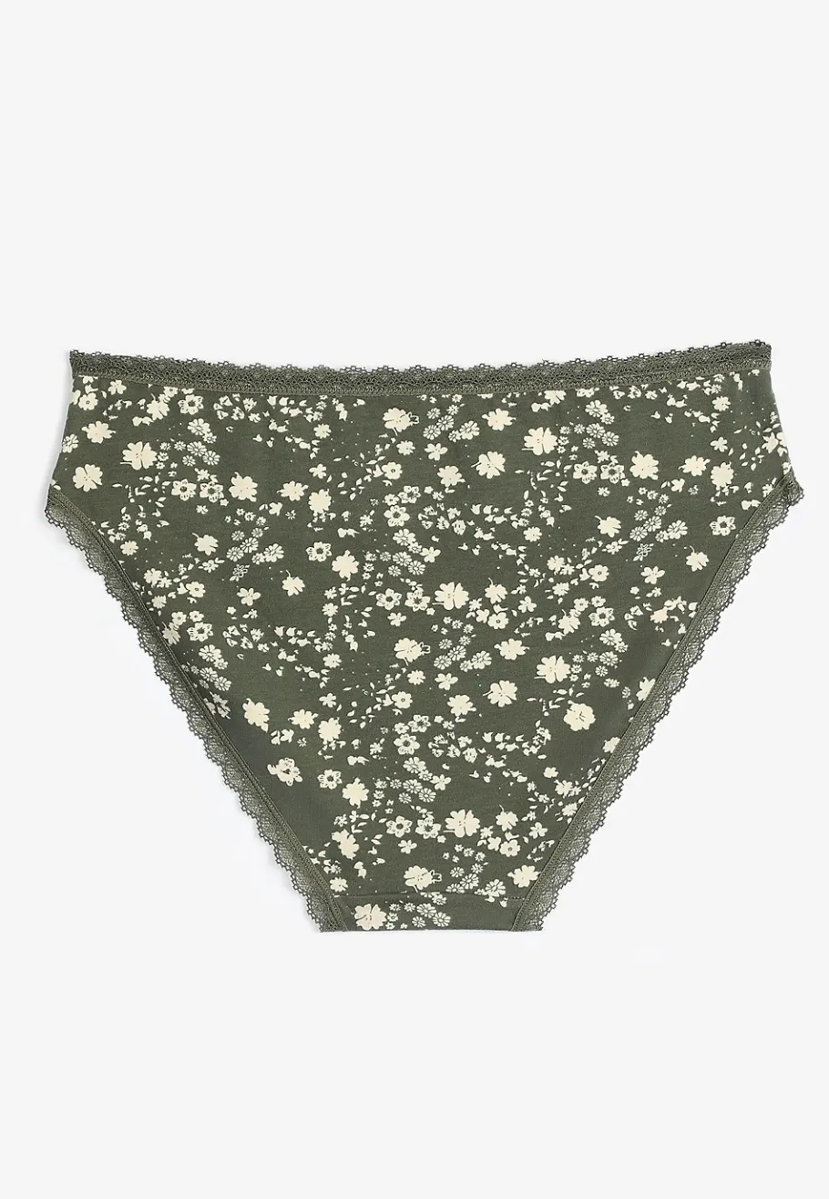 Maurices Panties|Panties-Simply Comfy Cotton Floral Bikini Panty
