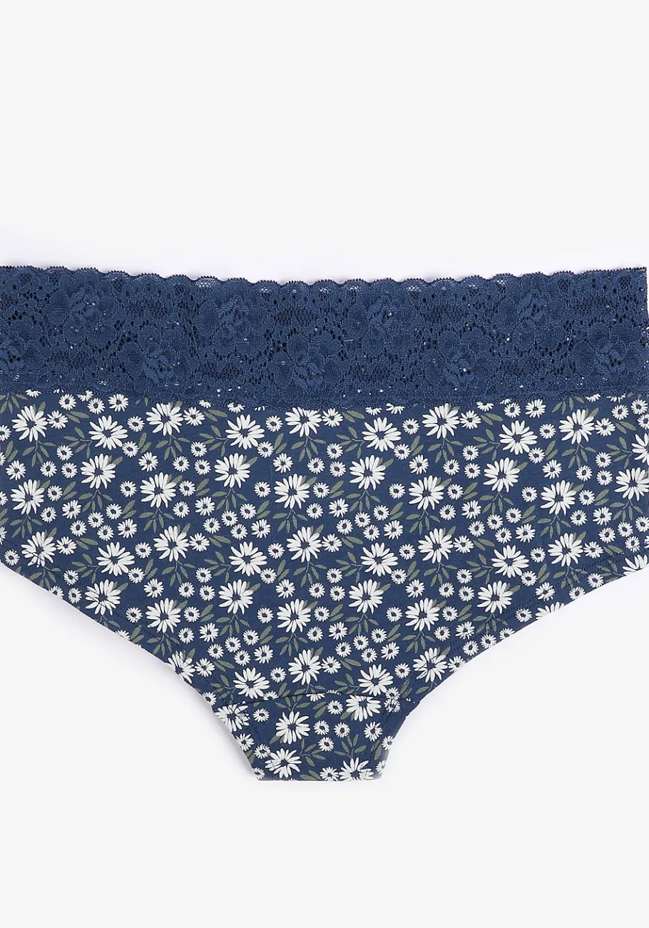 Maurices Panties|Panties-Simply Comfy Cotton Floral Boybrief Panty