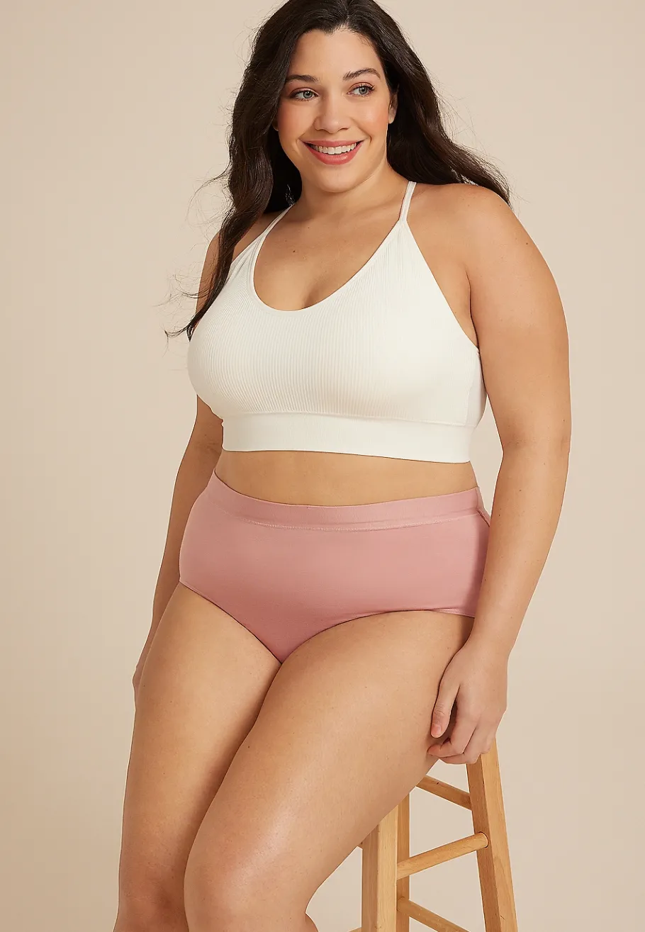 Maurices Panties|Panties-Simply Comfy Cotton High Waist Brief Panty