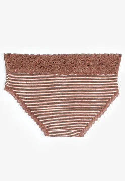 Maurices Panties|Panties-Simply Comfy Cotton Striped Hipster Panty