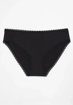 Maurices Panties|Panties-Simply Comfy Lace Trim Cotton Bikini Panty