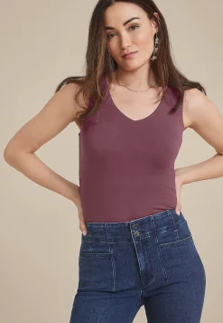 Maurices Tanks & Camis-Simply Smooth V Neck Tank Top
