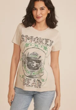 Maurices Tees|Graphics-Smokey Bear Relaxed Fit Graphic Tee