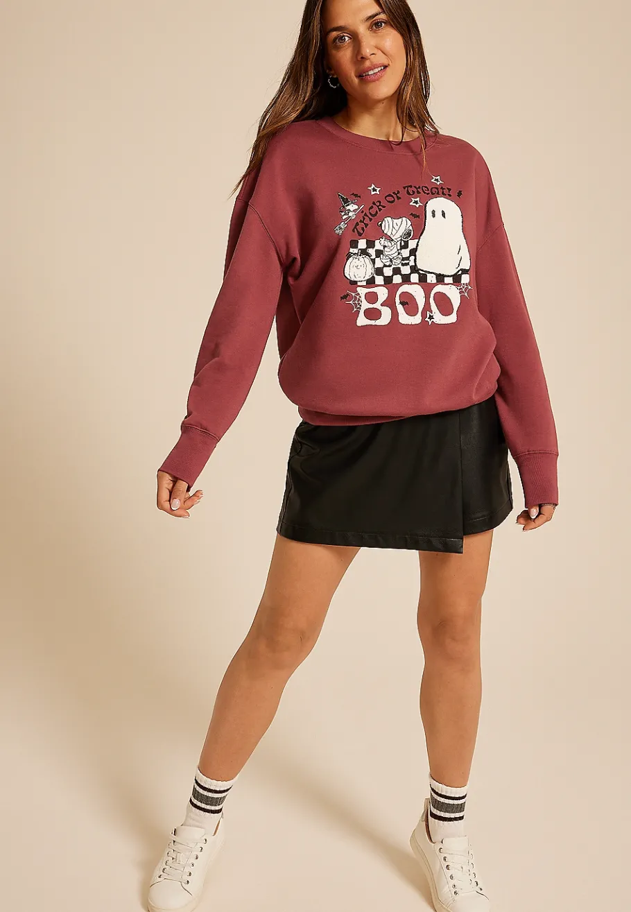 Maurices Sweatshirts|Graphics-Snoopy Trick Or Treat Relaxed Fit Sweatshirt