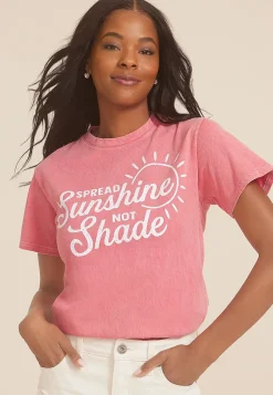 Maurices Tees|Graphics-Spread Sunshine Not Shade Relaxed Fit Graphic Tee