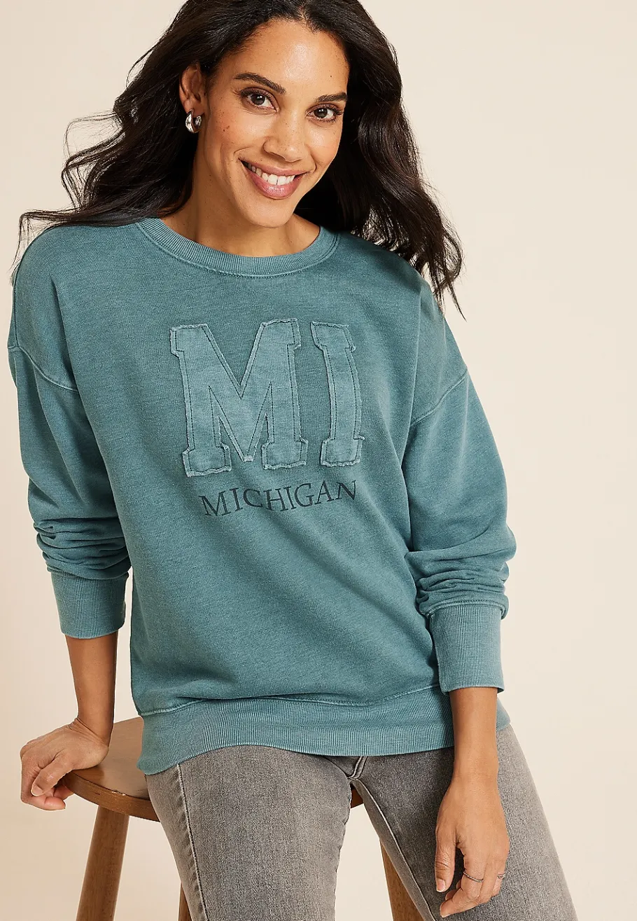 Maurices Sweatshirts-State Crew Neck Sweatshirt
