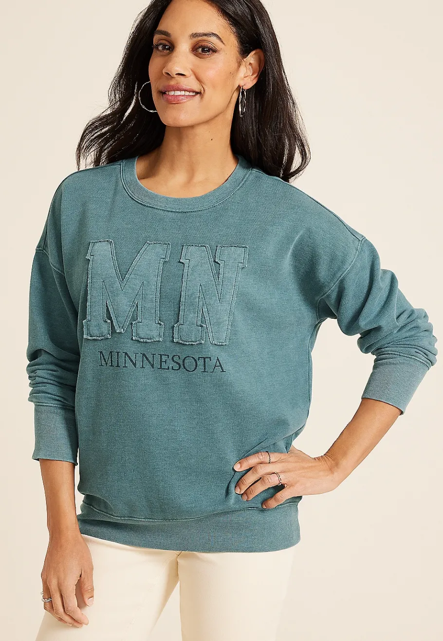 Maurices Sweatshirts-State Crew Neck Sweatshirt