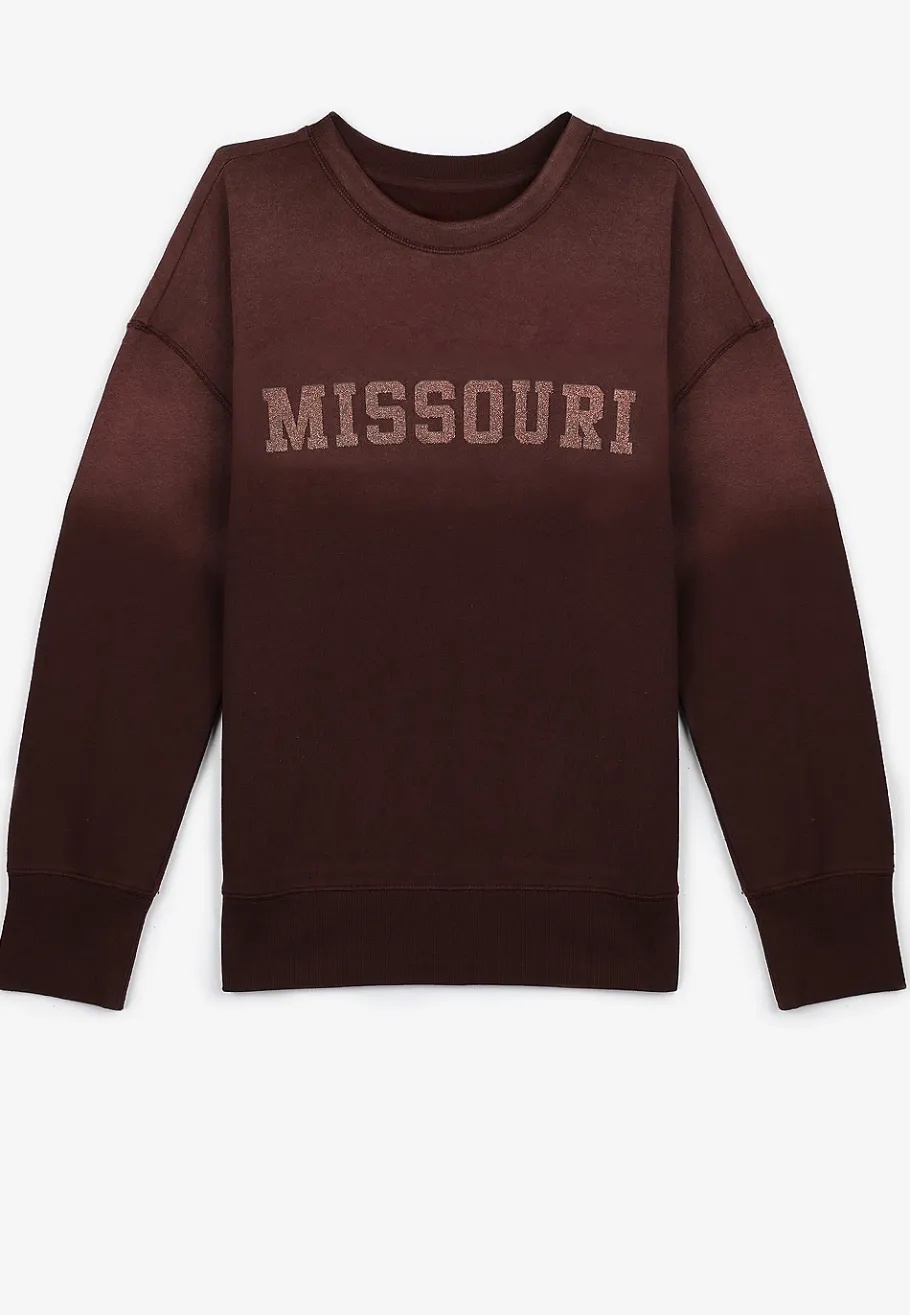 Maurices Sweatshirts-State Dip Dye Crew Neck Sweatshirt